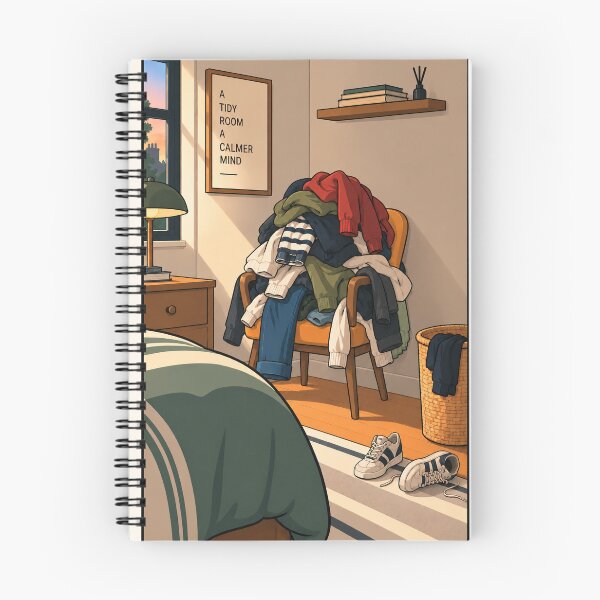 Item preview, The Chair of Clothes | British Everyday Life Art designed and sold by StillandStory.