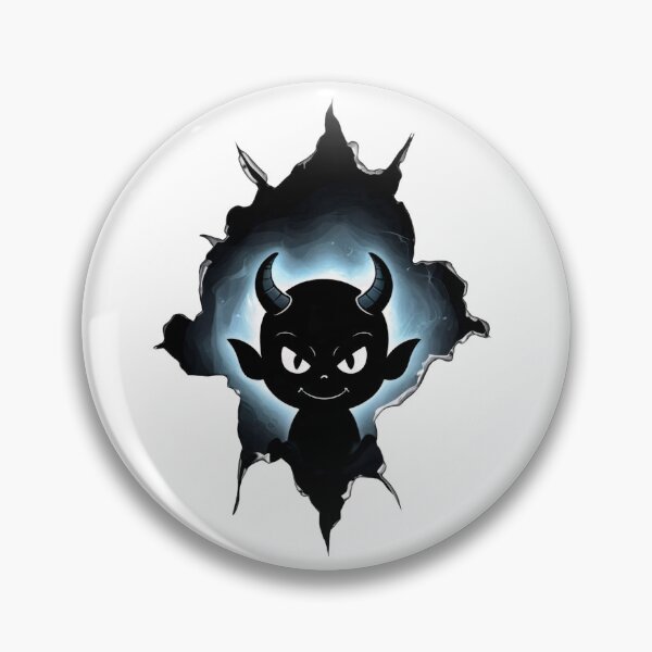 Item preview, Neon Blue Gothic Devil Ripped Hole Aesthetic designed and sold by mimikaka.