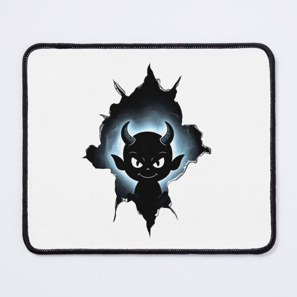 Item preview, Neon Blue Gothic Devil Ripped Hole Aesthetic designed and sold by mimikaka.