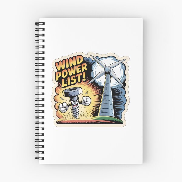 Item preview, Metal Screw Versus Wind Turbine Scale Sticker designed and sold by Imaginarium of Chaos falcon88 .