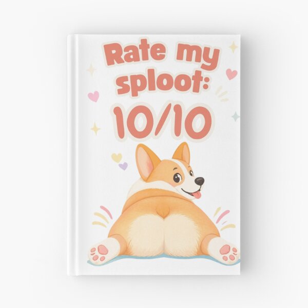 Item preview, Rate My Sploot 10/10 - Cute Corgi Butt Sploot Funny Design designed and sold by Neurospicy Trolls.