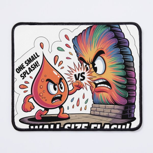Item preview, Paint Drop Versus Mural Wall Scale Sticker designed and sold by Imaginarium of Chaos falcon88 .