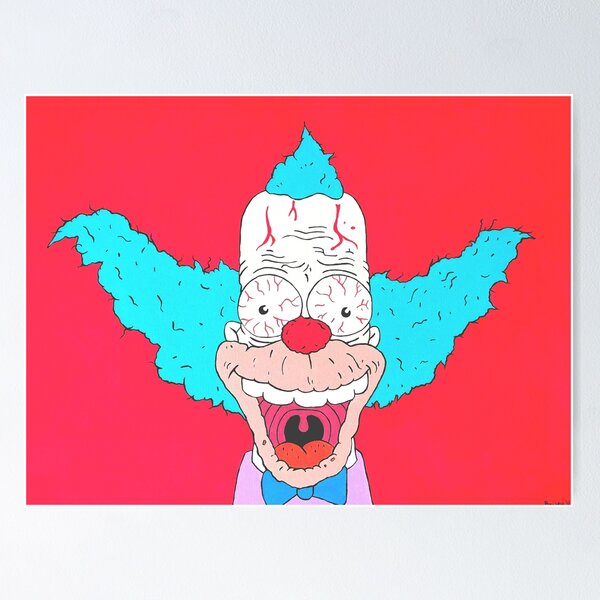 Item preview, HDTV Krusty the Clown Treehouse of Horror XVII designed and sold by Baileypaints.