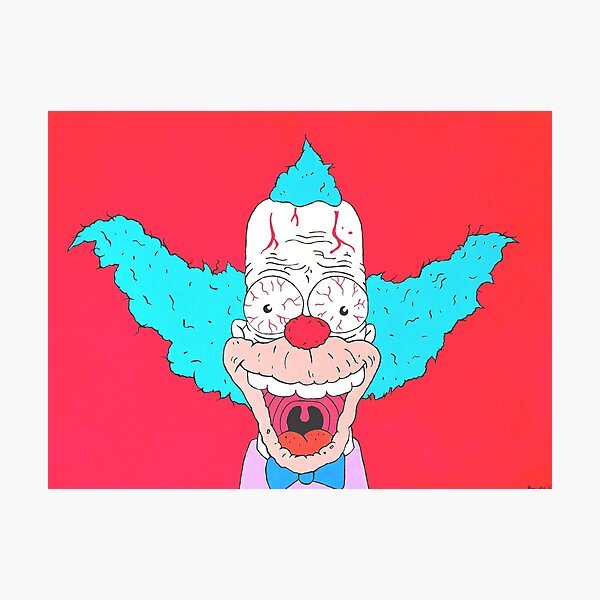 Item preview, HDTV Krusty the Clown Treehouse of Horror XVII designed and sold by Baileypaints.