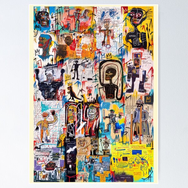 Item preview, Jean Michel Basquiat Collection: Collected Paintings Collage designed and sold by Mr Mustard Prints.