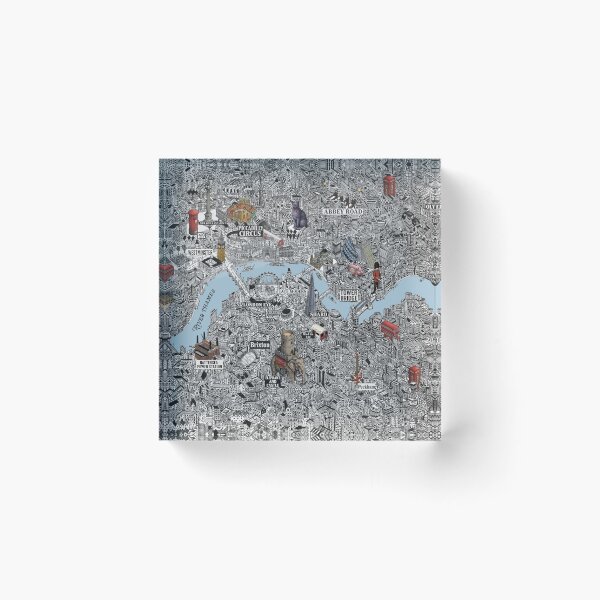 Item preview, isometric London city map designed and sold by oliver polanski.