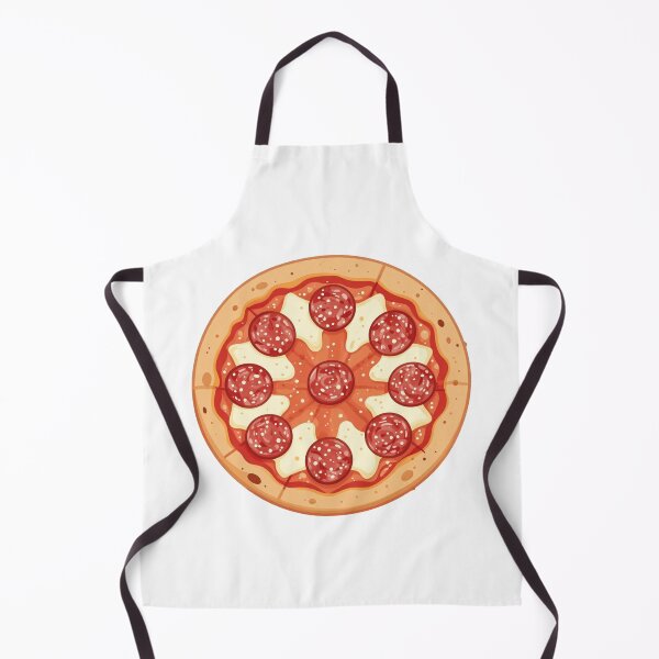 Item preview, spicy pepperoni and salami whole italian pizza illustration designed and sold by WildArtIT.