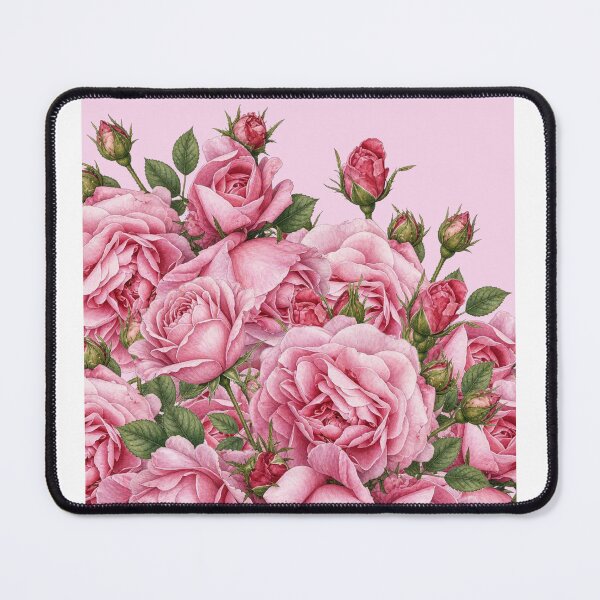 Item preview, Vintage Pink Roses Garden Botanical Cottagecore Floral designed and sold by Nature Moments.