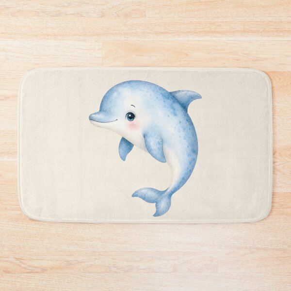 Item preview, Watercolor Dolphin – Ocean Friends Collection designed and sold by SimpleUla.