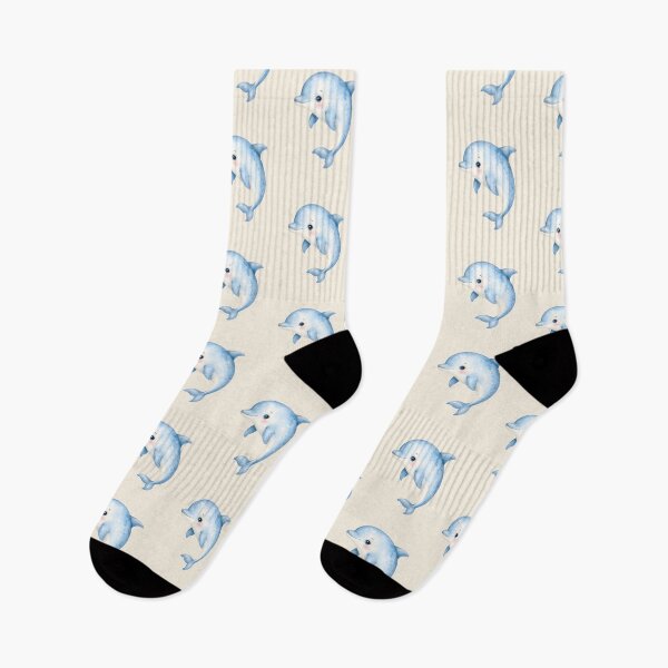 Item preview, Watercolor Dolphin – Ocean Friends Collection designed and sold by SimpleUla.