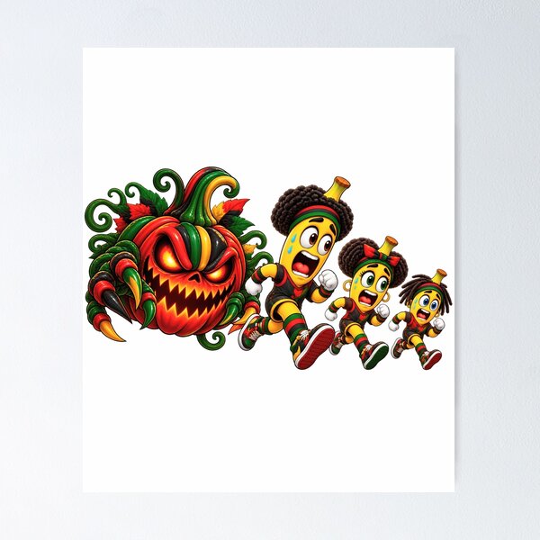 Item preview, Diseño espeluznante de otoño para niños con calabazas de Halloween designed and sold by ArtSpark Studio.