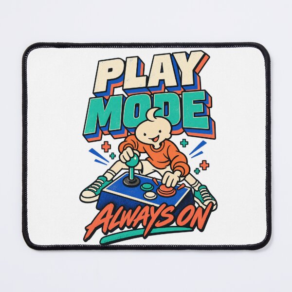 Item preview, Play Mode Always On Retro Gamer designed and sold by zer0o08.