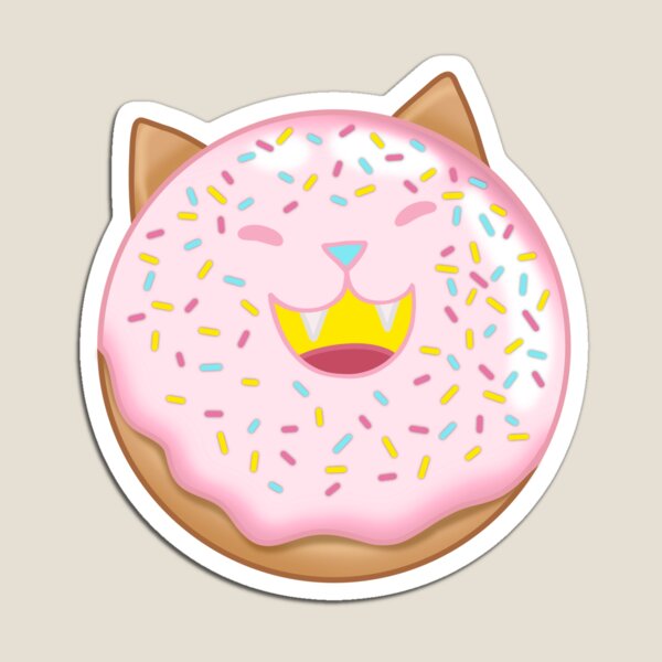 Item preview, Cat Donut with Sprinkles designed and sold by NicWillArt Shop.