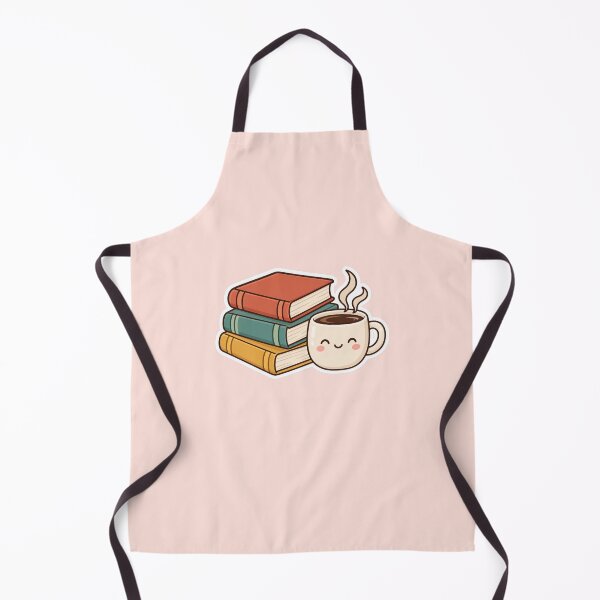 Item preview, Books And Coffee Icon Cute Sticker Design designed and sold by Inkworksbyshery.