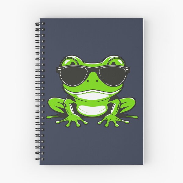 Item preview, Cute Cool Green Frog designed and sold by Lovemountain.