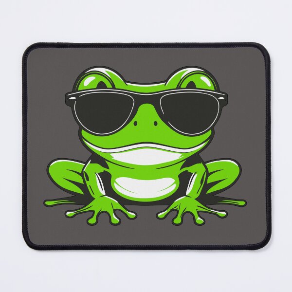 Item preview, Cute Cool Green Frog designed and sold by Lovemountain.