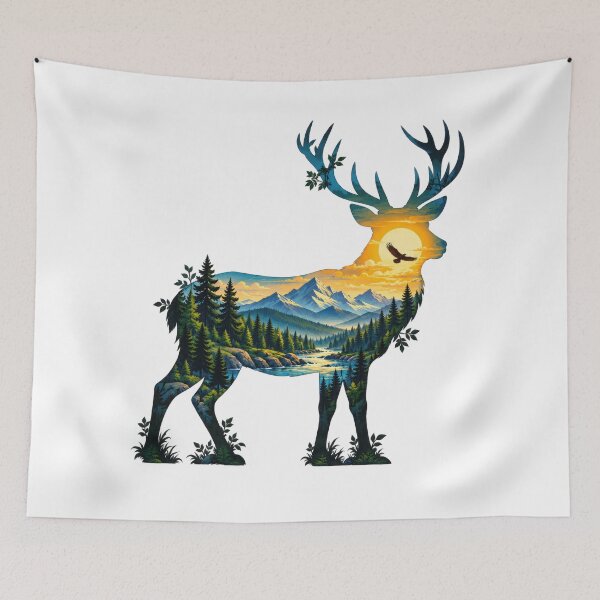 Item preview, Wild Spirit – Deer Mountain Wilderness designed and sold by tomperys.