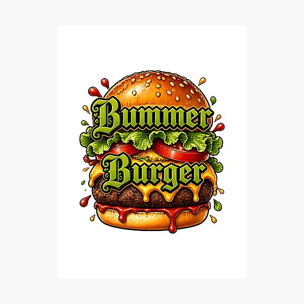 Item preview, Sad Burger Meal Graphic | Best Buy designed and sold by Tyler Rickard.