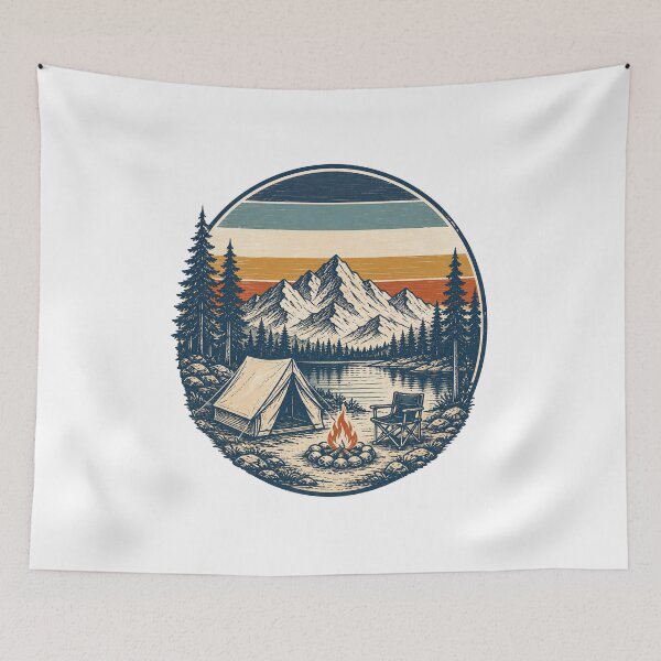 Item preview, Vintage Camping designed and sold by CampAndCoast.
