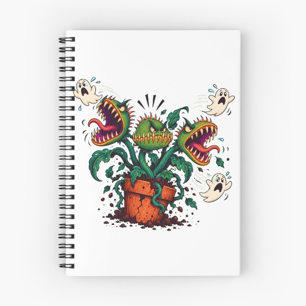 Item preview, Spooky Flytrap Scaring Ghosts Goth Gardener Halloween designed and sold by chattsuede.