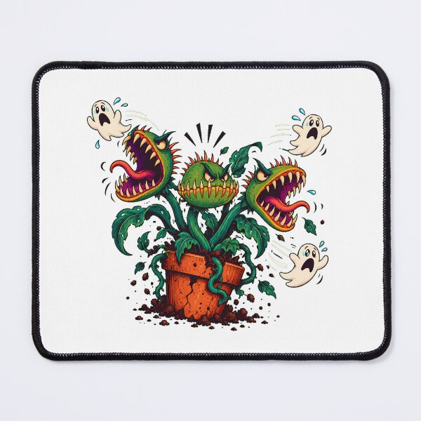 Item preview, Spooky Flytrap Scaring Ghosts Goth Gardener Halloween designed and sold by chattsuede.