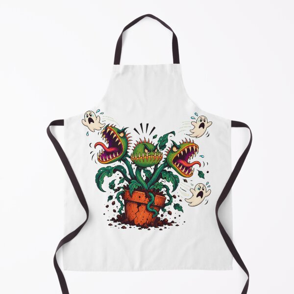 Item preview, Spooky Flytrap Scaring Ghosts Goth Gardener Halloween designed and sold by chattsuede.