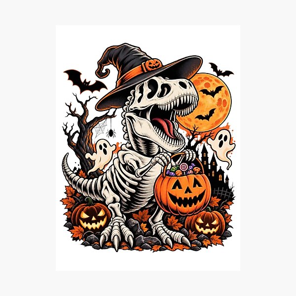 Item preview, Halloween T-Rex designed and sold by TATOXIDE.