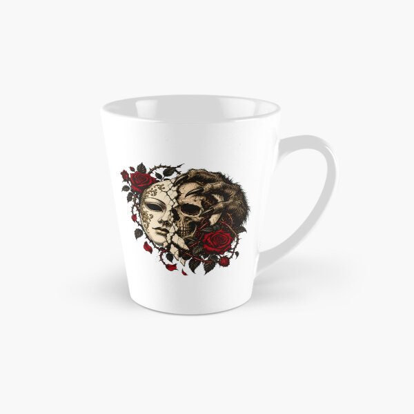 Item preview, Skull Mask Gothic Rose Tattoo Dark Romantic designed and sold by chattsuede.