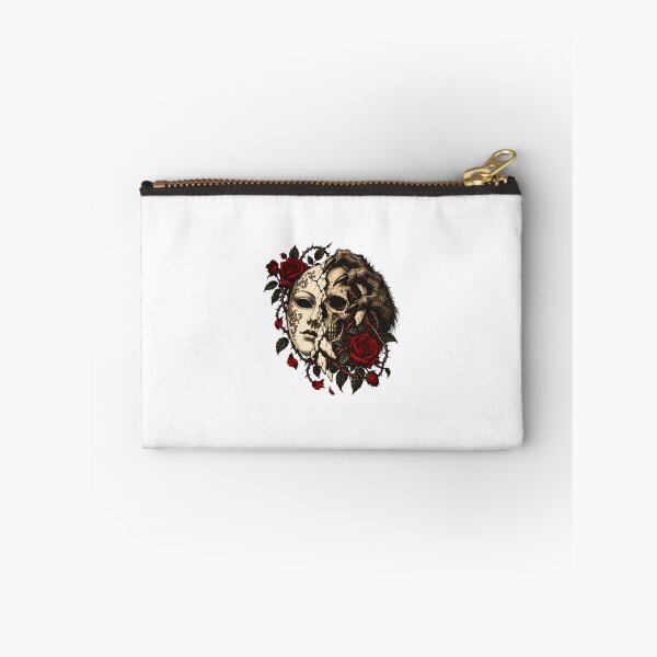 Item preview, Skull Mask Gothic Rose Tattoo Dark Romantic designed and sold by chattsuede.
