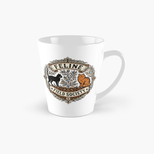 Item preview, Vintage Feline Field Society Botanical Emblem Graphic designed and sold by mood-draftsman.