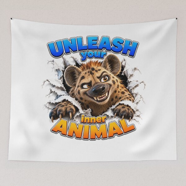 Item preview, Unleash Your Inner Animal - Sneaky Hyena designed and sold by Bor-Suk.