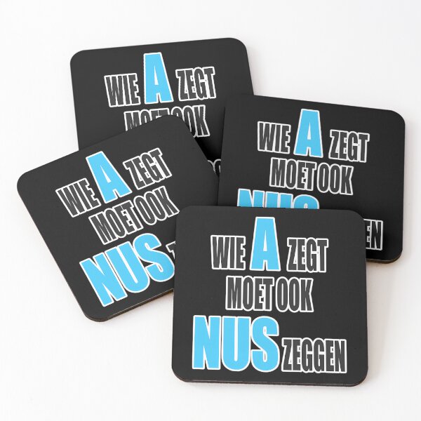 Item preview, Wie A Zegt Moet Ook Nus Zeggen - Blauw Design designed and sold by CrashThePoUK.