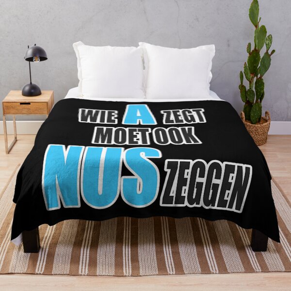 Item preview, Wie A Zegt Moet Ook Nus Zeggen - Blauw Design designed and sold by CrashThePoUK.