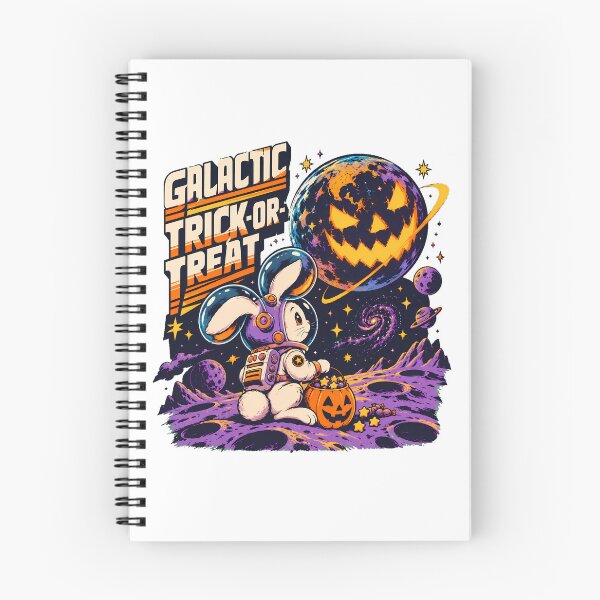 Item preview, Space Bunny Astronaut Pumpkin Planet Halloween designed and sold by chattsuede.