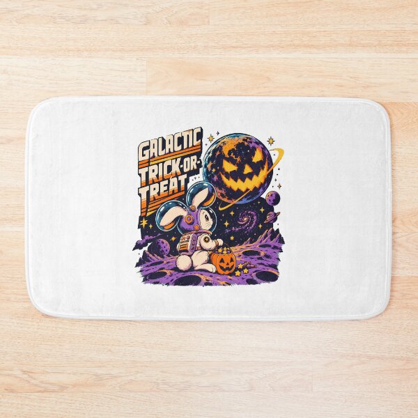Item preview, Space Bunny Astronaut Pumpkin Planet Halloween designed and sold by chattsuede.