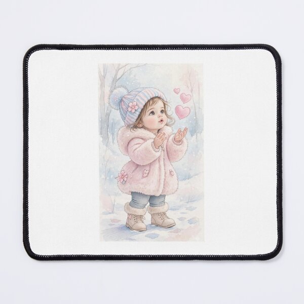 Item preview, Girl catching love hearts designed and sold by carlsmart1.