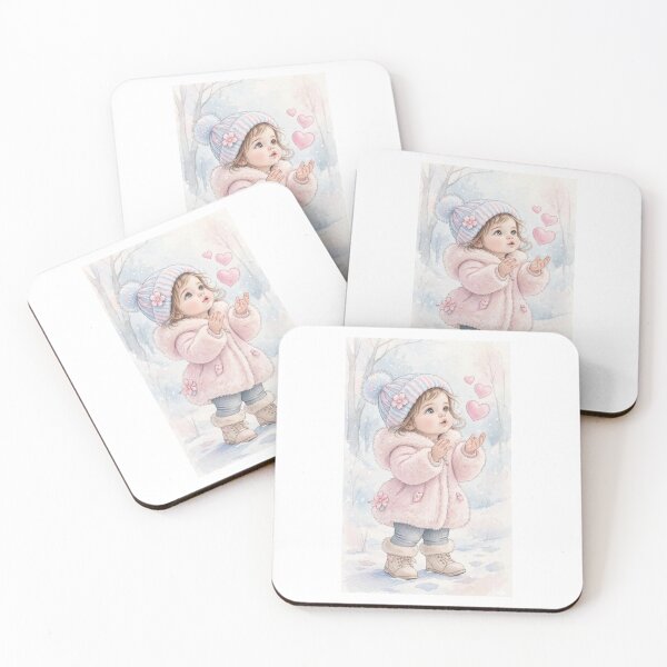 Item preview, Girl catching love hearts  designed and sold by carlsmart1.