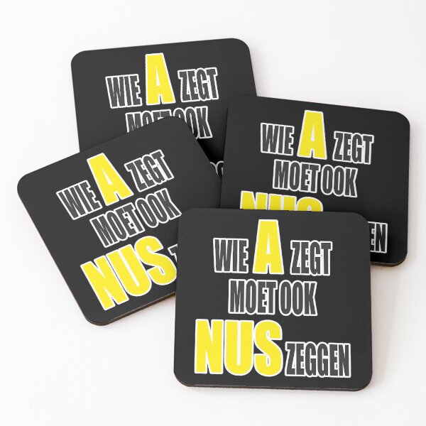 Item preview, Wie A Zegt Moet Ook Nus Zeggen - Geel Design designed and sold by CrashThePoUK.