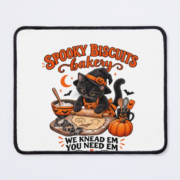 Artikelvorschau, Halloween Schwarze Katze Bäcker Gruselige Backhexe T-Shirt entworfen und verkauft von ILYASLAM.