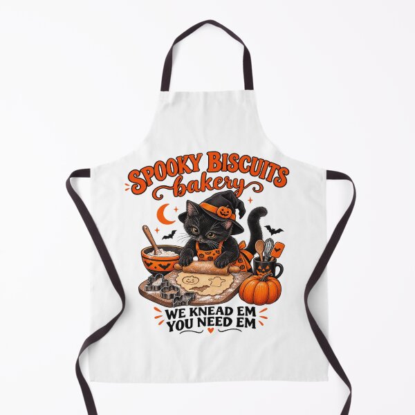 Artikelvorschau, Halloween Schwarze Katze Bäcker Gruselige Backhexe T-Shirt entworfen und verkauft von ILYASLAM.