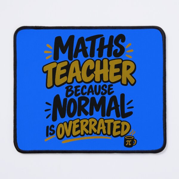 Item preview, Math Teacher Because Normal Is Overrated designed and sold by Fun2Fentastic.