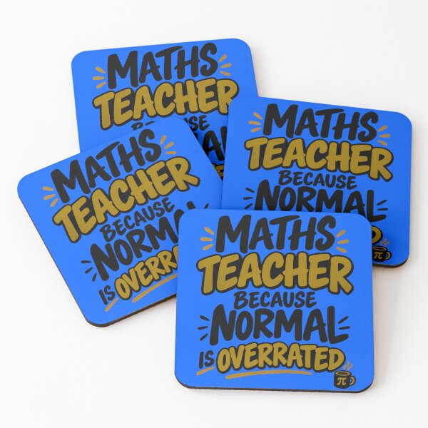 Item preview, Math Teacher Because Normal Is Overrated designed and sold by Fun2Fentastic.