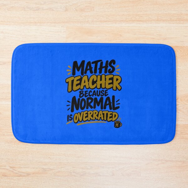 Item preview, Math Teacher Because Normal Is Overrated designed and sold by Fun2Fentastic.
