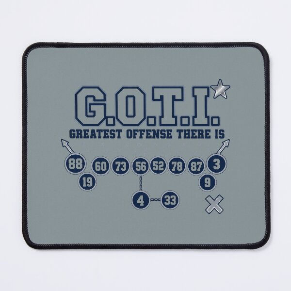 Item preview, G.O.T.I. Greatest Offense There Is Football Playbook T-Shirt designed and sold by CoachEkong.