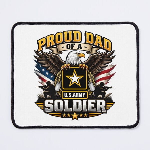 Item preview, Proud Military Dad Veteran Support Patriotic Armed Forces Service Gift | Limited Edition designed and sold by Jack Millikin.