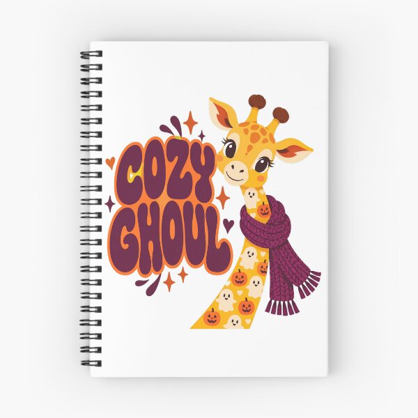 Item preview, Spooky Giraffe Scarf Pumpkin Pattern Halloween Teacher designed and sold by chattsuede.