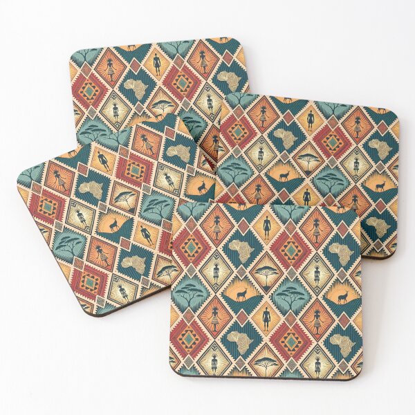 Item preview, Ethnic African Tribal Geometric Pattern designed and sold by Szpaku desart .