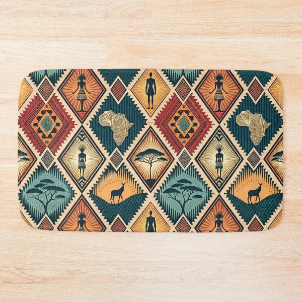 Item preview, Ethnic African Tribal Geometric Pattern designed and sold by Szpaku desart .