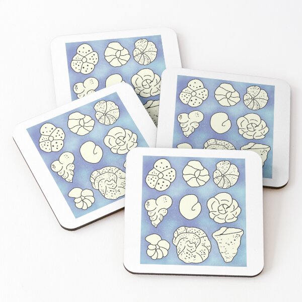 Item preview, Foraminifera 3x3 (colour) designed and sold by GeolgyMez.Hamish.