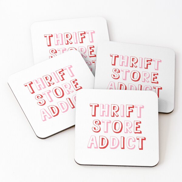 Item preview, THRIFT STORE ADDICT | thrifting quote  designed and sold by thehappyintrovert .